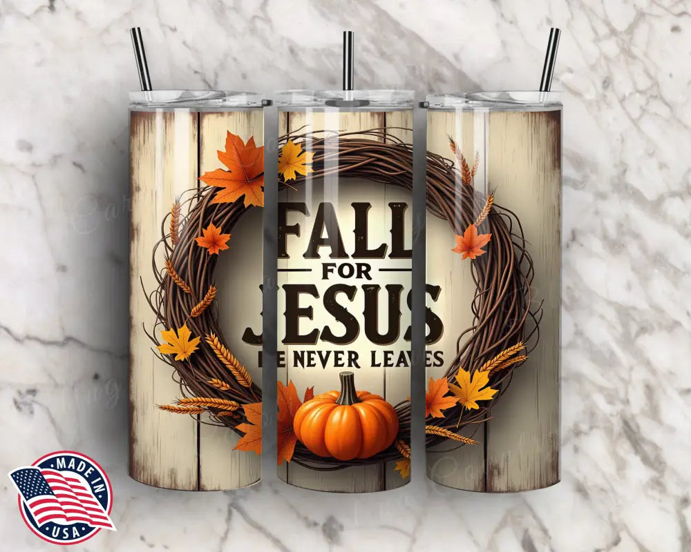 Fall for Jesus – Tumbler