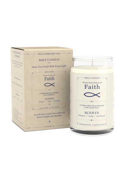 Faith Bible Candle - Illuminate Your Spirit