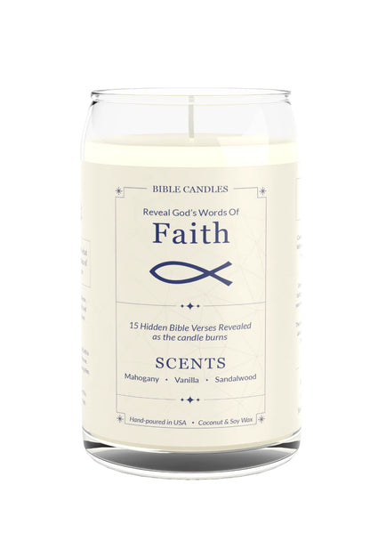 Faith Bible Candle - Illuminate Your Spirit