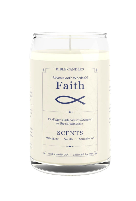 Faith Bible Candle - Illuminate Your Spirit