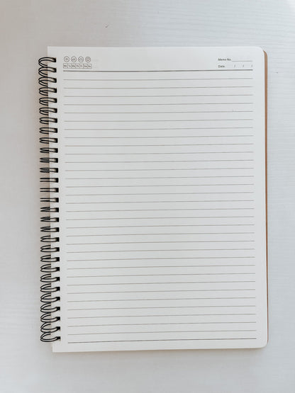 Love is patient, Large Hand-Painted Spiral Bound Journal