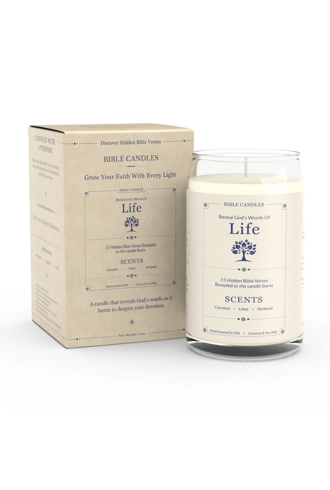 Life Christian Candle - Coconut Lime Verbena