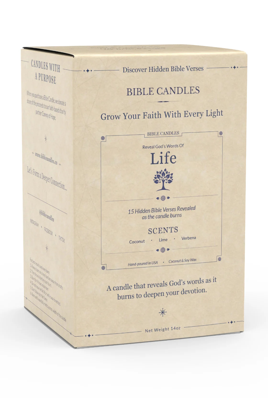Life Christian Candle - Coconut Lime Verbena