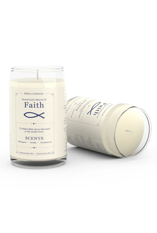 Faith Bible Candle - Illuminate Your Spirit