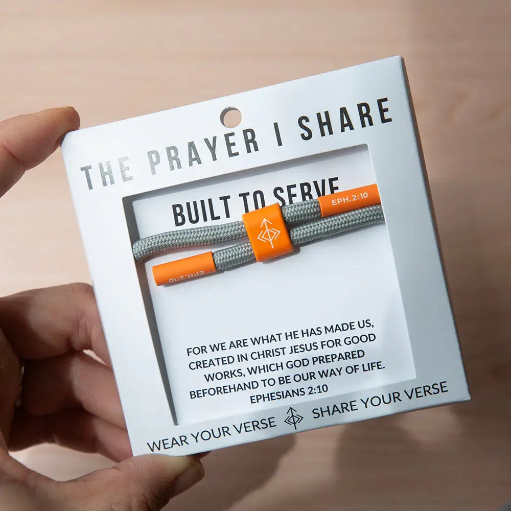 Built to Serve Ephesians 2:10 bracelet