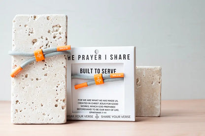 Built to Serve Ephesians 2:10 bracelet