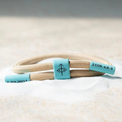 Knocked Down Not Out 2 Corinthians 4: 8-9 bracelet