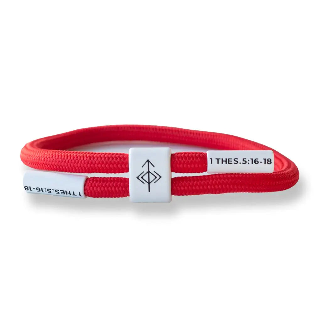 Live in Gratitude 1 Thessalonians 5: 16-18 bracelet