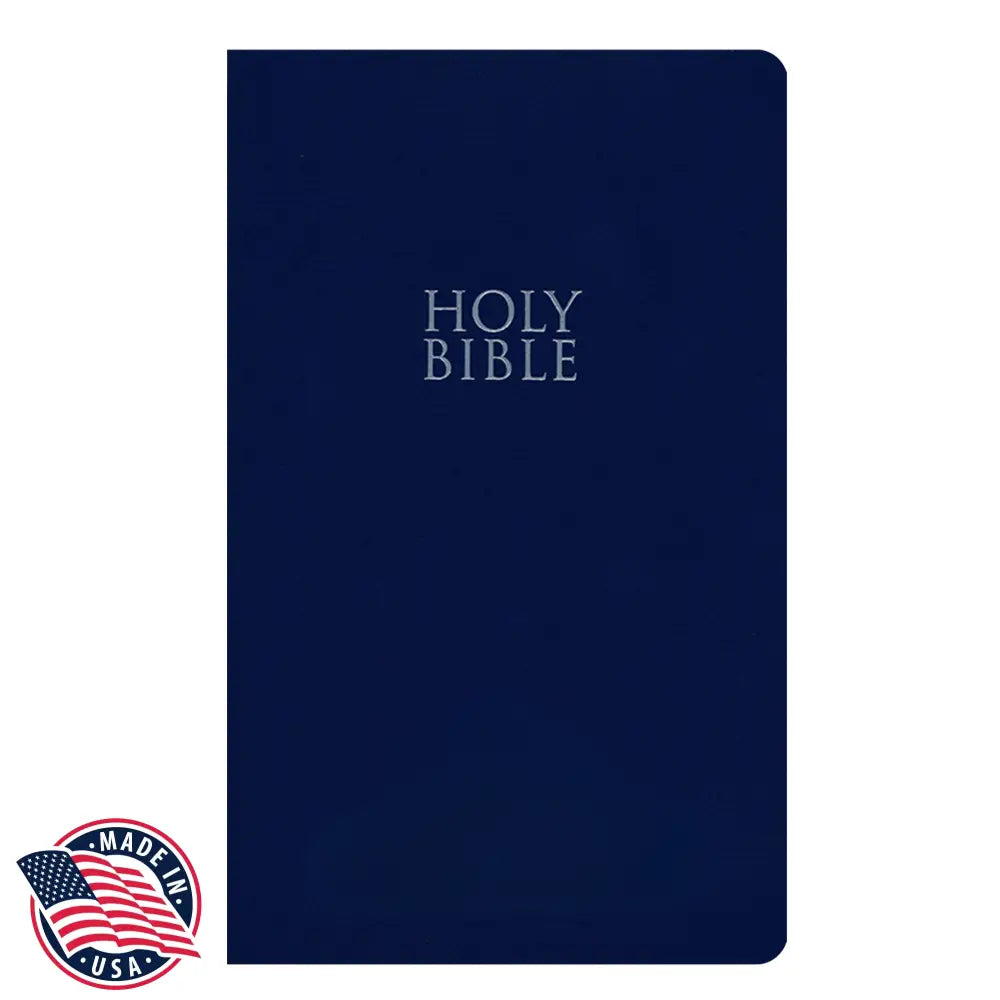 NIV Standard Size Holy Bible Small Print - Blue Bible