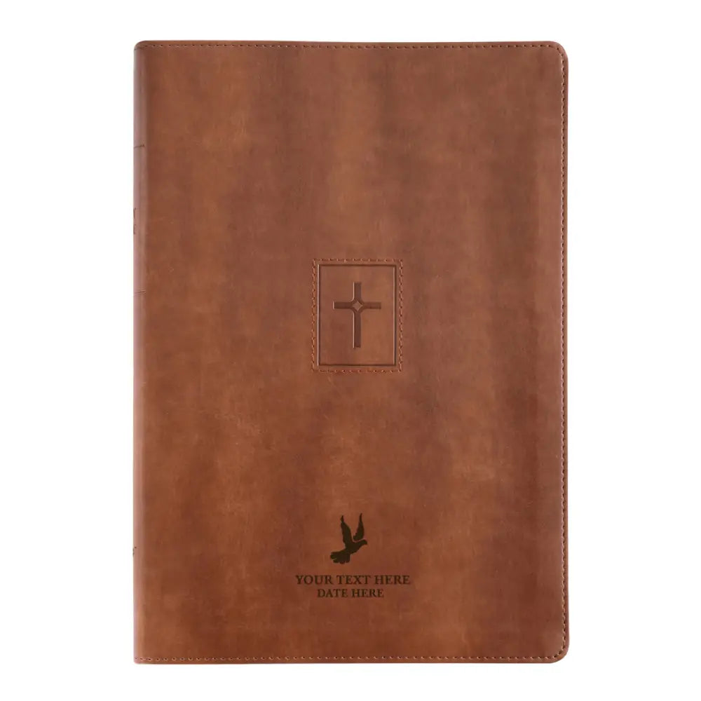 NIV Brown Standard Size Thinline Holy Bible Large Print