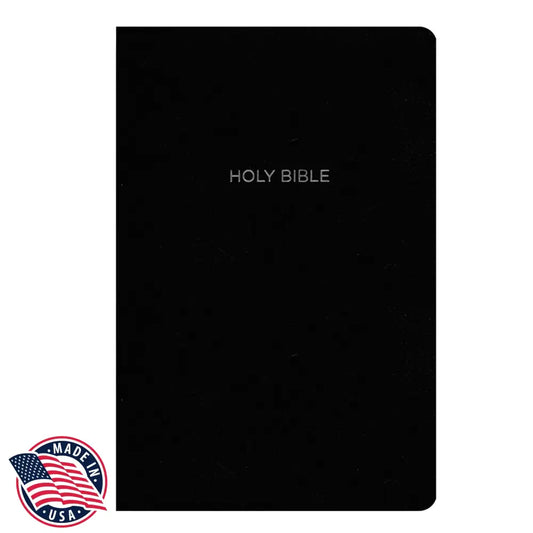 NKJV Standard Size Holy Bible Small Print - Black Religious Item