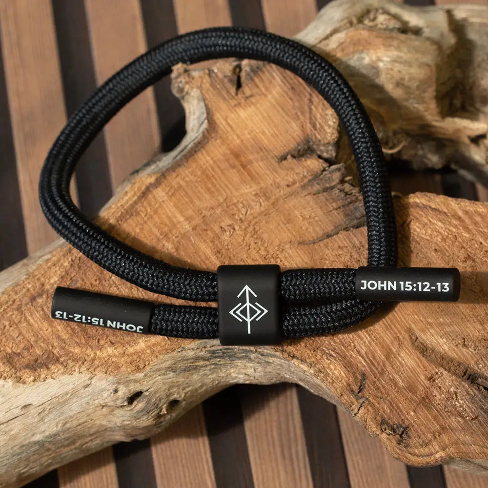 Serve Selflessly John 15:12-13 bracelet