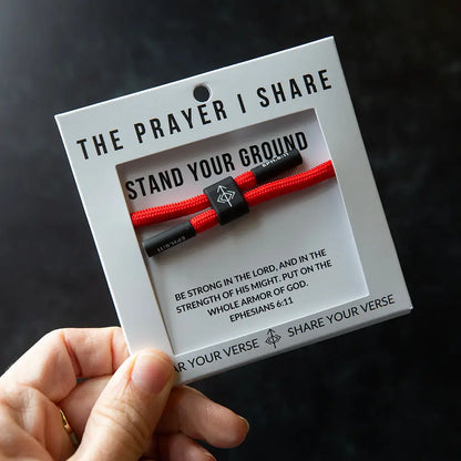 Stand Your Ground Ephesians 6:11 bracelet