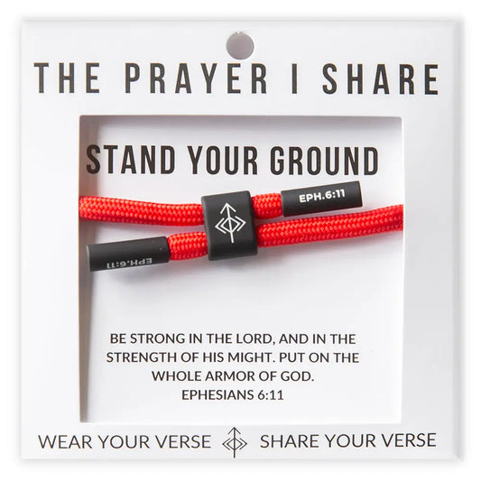 Stand Your Ground Ephesians 6:11 bracelet