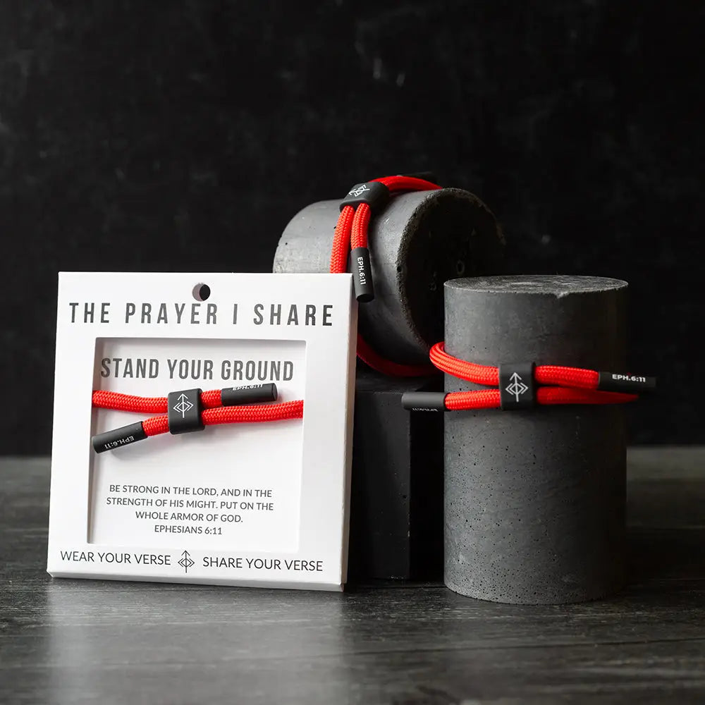 Stand Your Ground Ephesians 6:11 bracelet