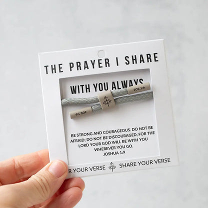 With You Always Joshua 1:9 bracelet